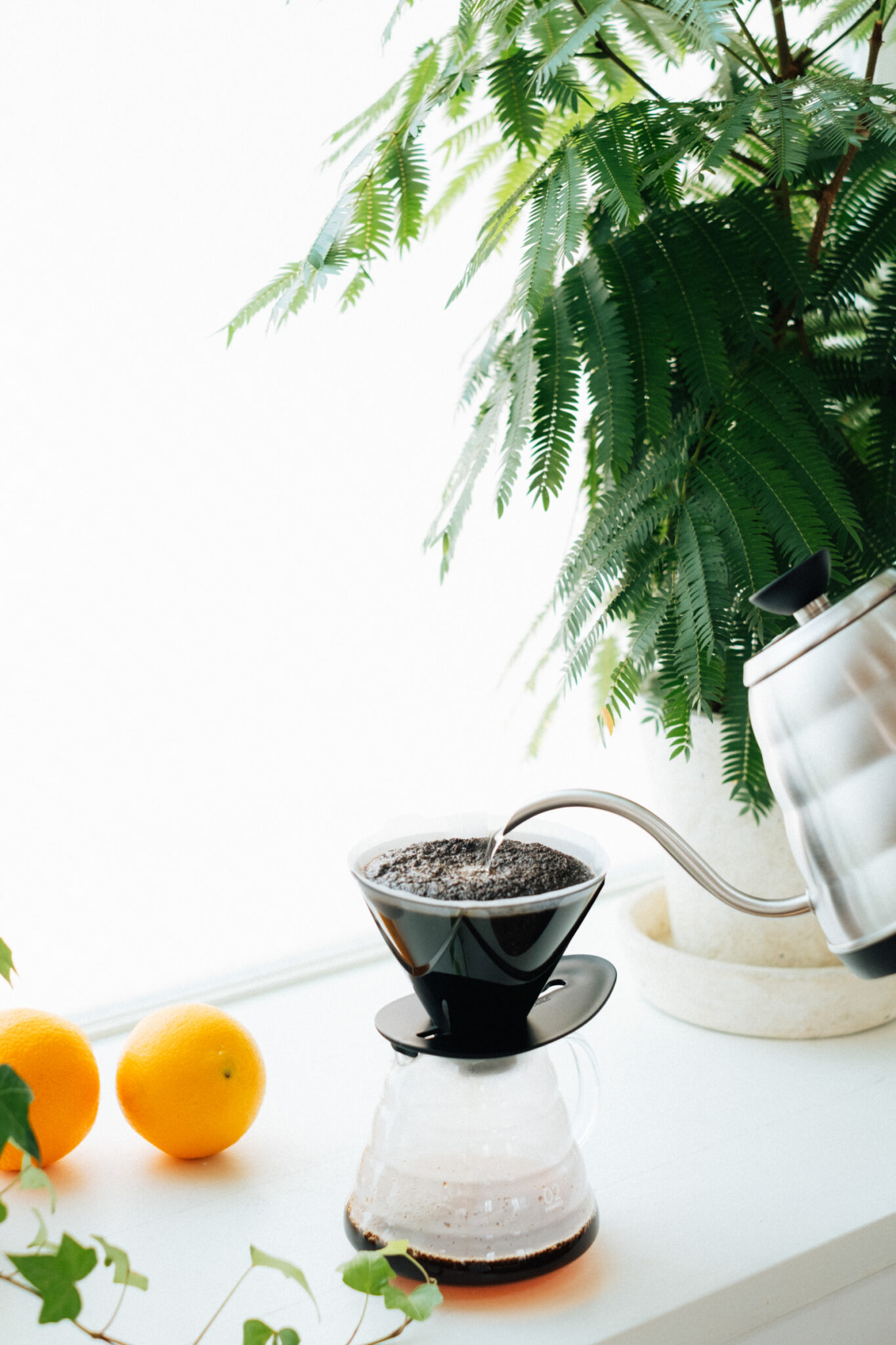 V60 Coador One Pour Mugen Hario 3 Café a ser feito no produto V60 One Pour Dripper Mugen